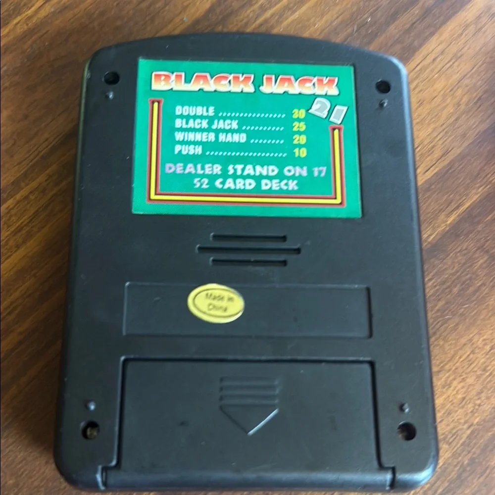 Vintage Black Jack Handheld Electronic Game
